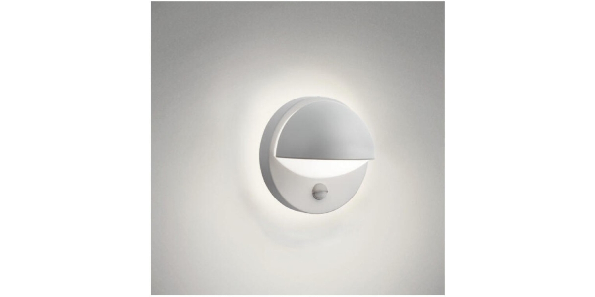 Outdoor wall light Philips June, with motion sensor, E27, IP44, aluminum,...