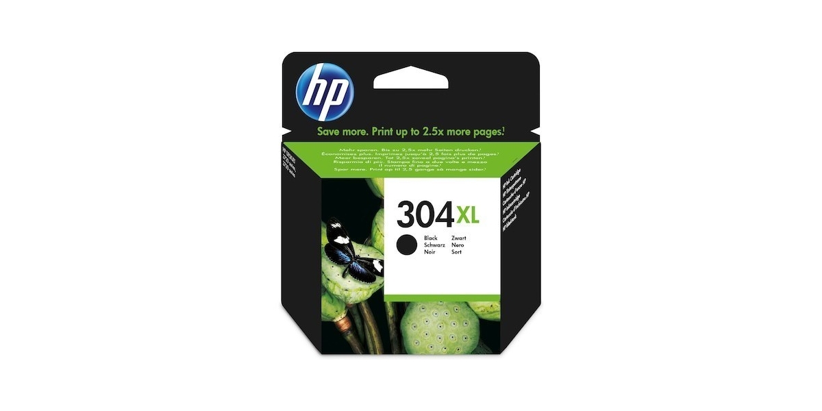 Cartus Cerneala Original HP Black, nr.304XL, pentru DeskJet 2620, 2630, 2632,...