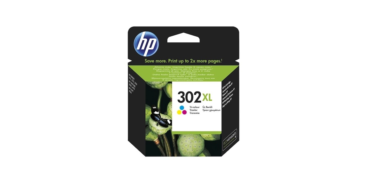 Cartus Cerneala Original HP Color, nr.302XL, pentru DeskJet 2130, 3639, F6U67AE 