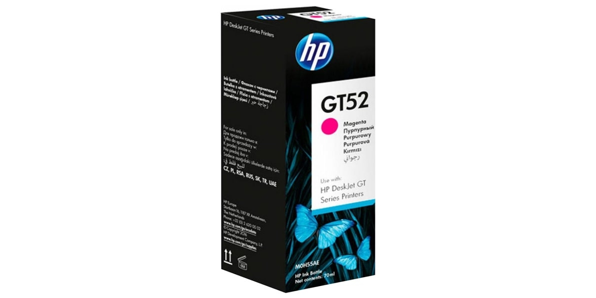 Cartus Cerneala Original HP Magenta, nr. GT52, pentru Ink Tank 115, 310, 315,...