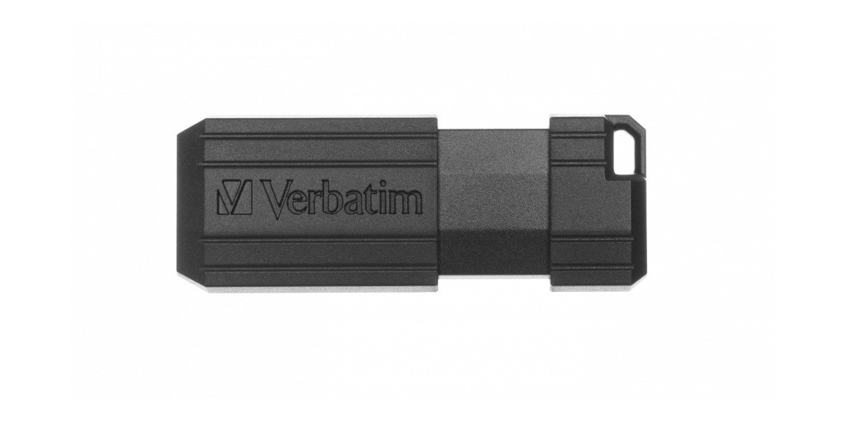 Memorie USB Verbatim 2.0 Pinstripe 128GB Negru - 49071 398955