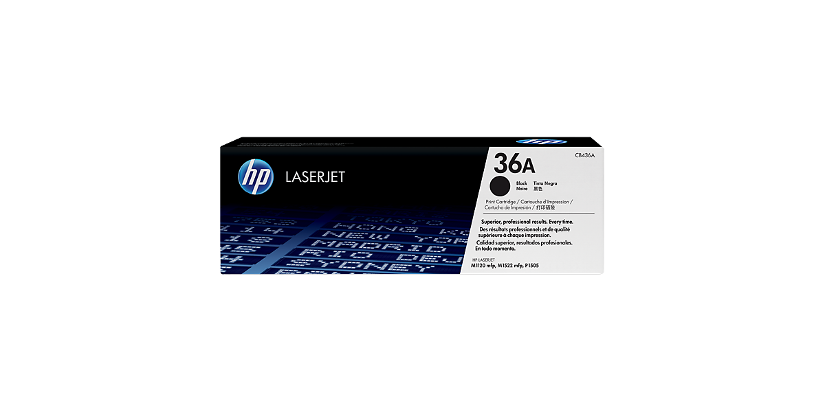 Toner HP CB436A, black, 2 k, LaserJet P1505 