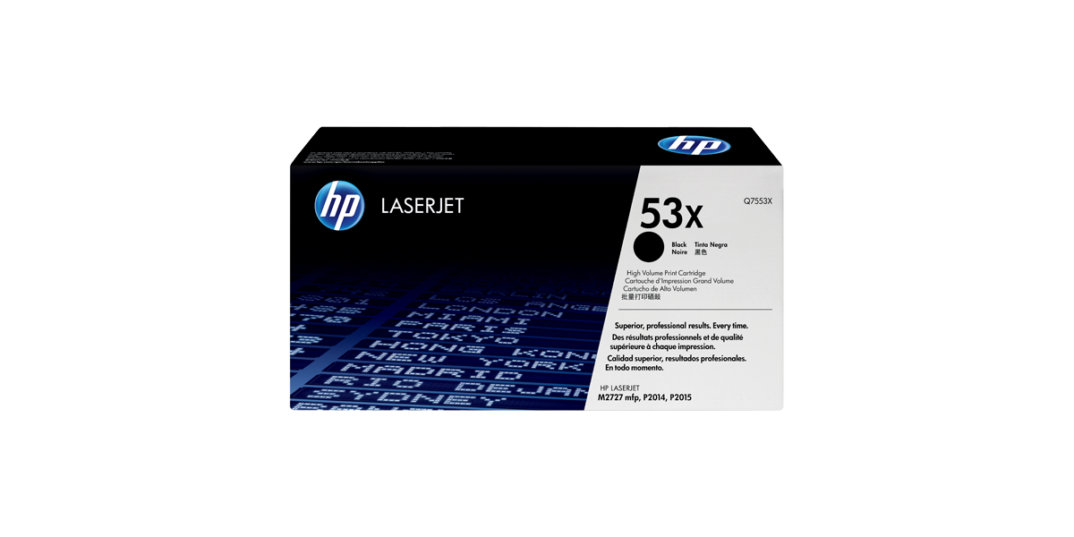 Toner HP Q7553X, black, 7 k, LaserJet M2727NF, LaserJet M2727NFS ,LaserJet...