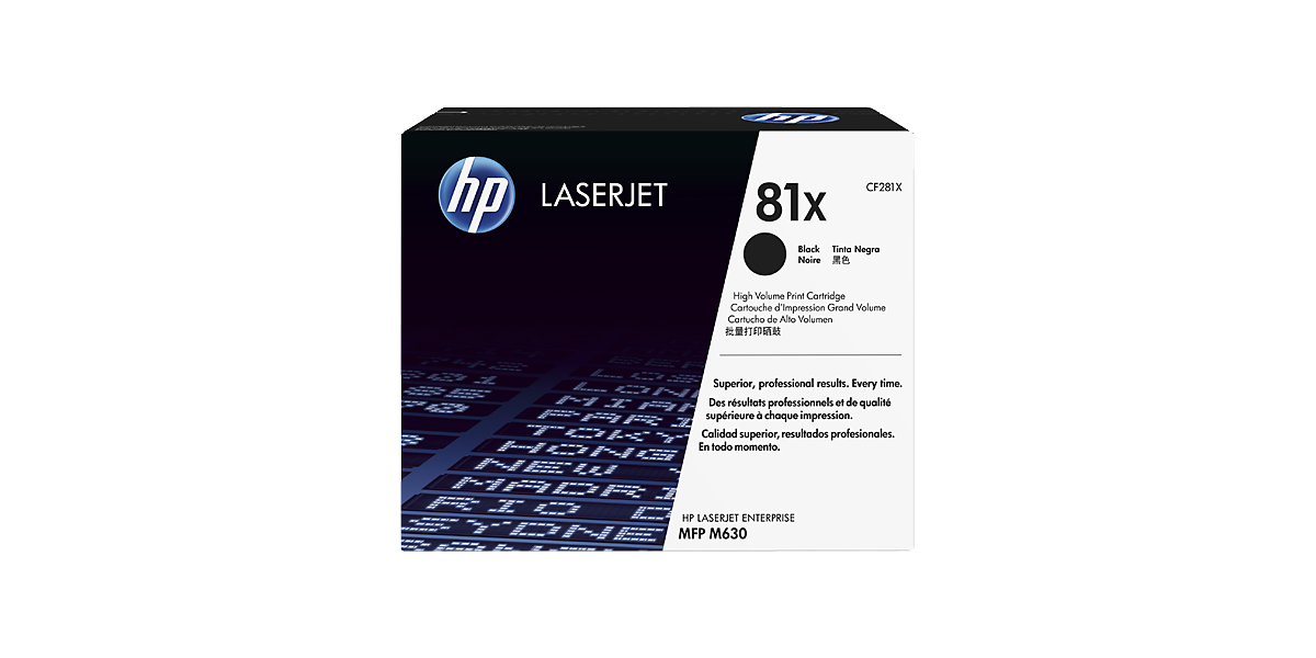 Toner Original HP Black, nr.81X, LaserJet MFP M630, M604, M605, M606, 25K,...