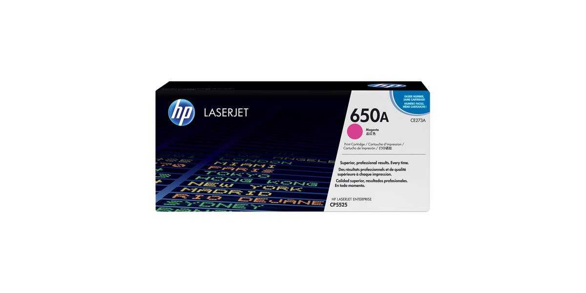 Toner Original HP Magenta, nr.650A, Color LaserJet CP5525, M750, 15K, CE273A 