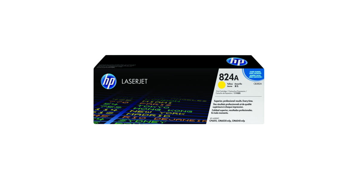 Toner Original HP Yellow, nr.824A, pentru Color LaserJet CM6030, CM6040,...