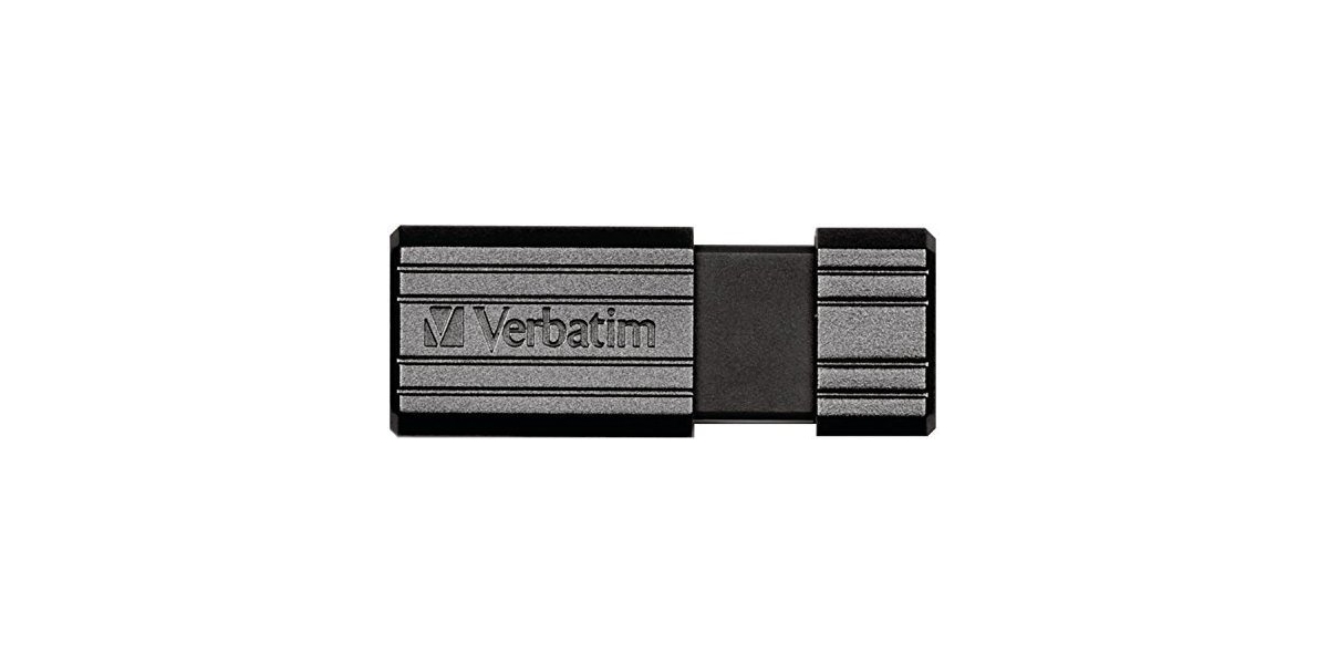 USB Verbatim Drive 2.0 Pinstripe 16GB Black 49063 