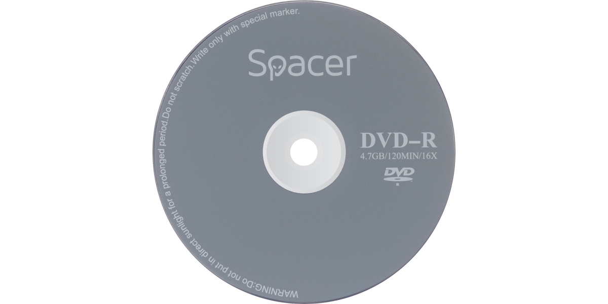 DVD-R Spacer DVDR25, 4.7GB, 120min, viteza 16x, 25 buc, spindle 401495