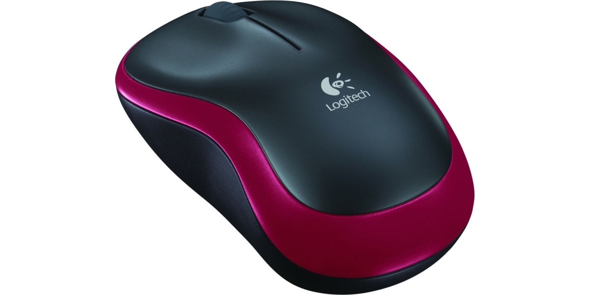 Mouse Logitech M185 Wireless, USB, Rosu (910-002240) 401374