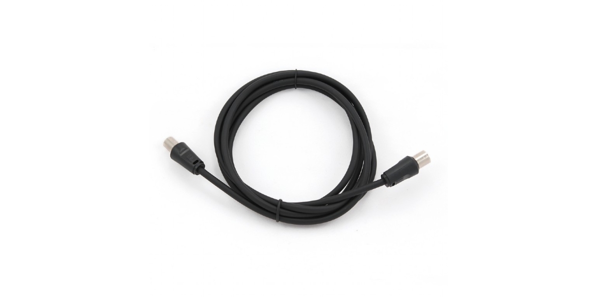 Patch Cord Coaxial Gembird RG59, 1.8m, male to female, negru CCV-515 401264