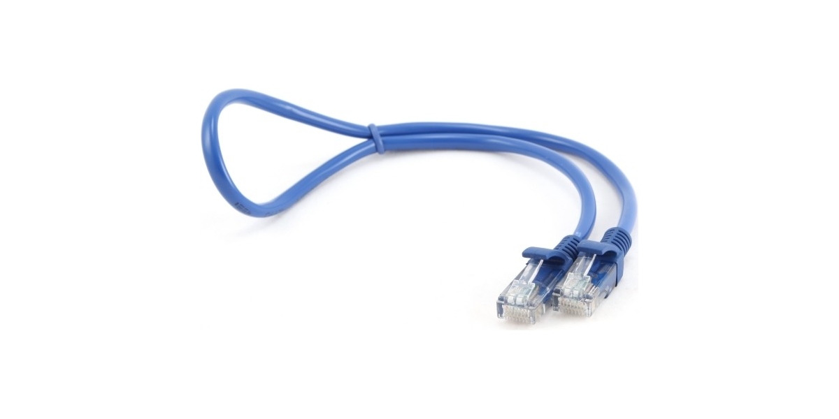 Patch Cord UTP GEMBIRD Cat5e AWG26, 2 m, Albastru PP12-2M/B 401610