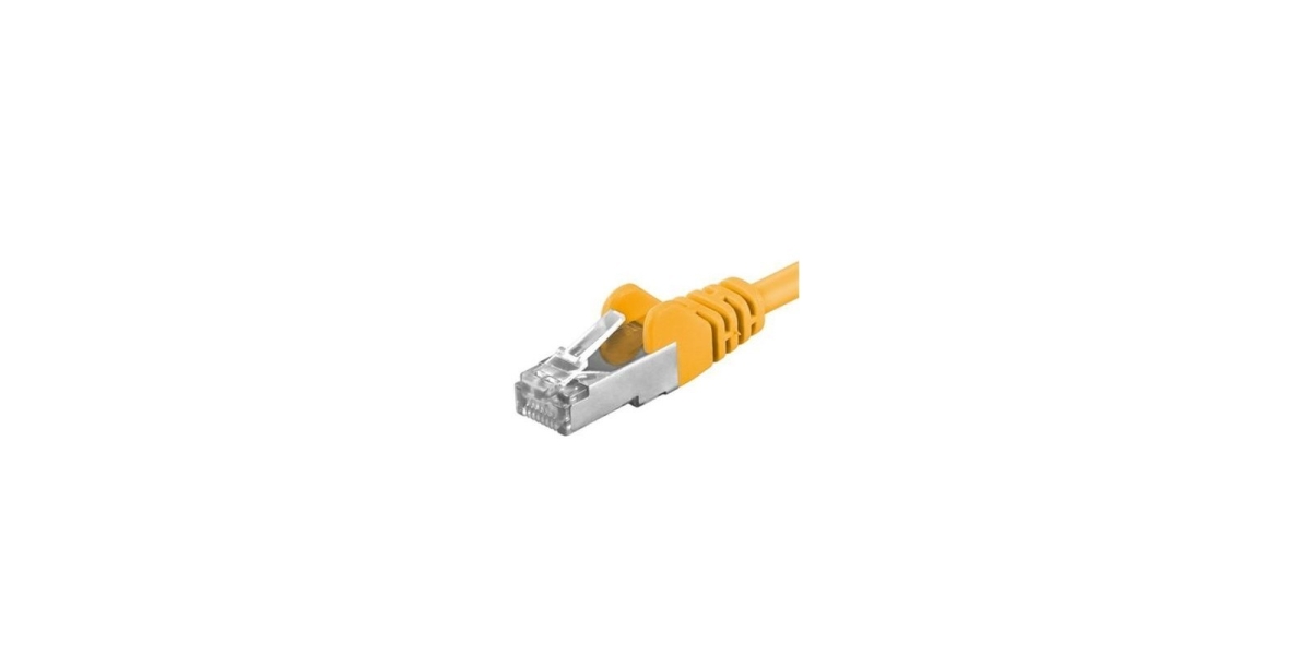 Patchcord SFTP RJ45-RJ45 Cat.6A, 0.5m, galben SFTP-6A-0.5-Y 