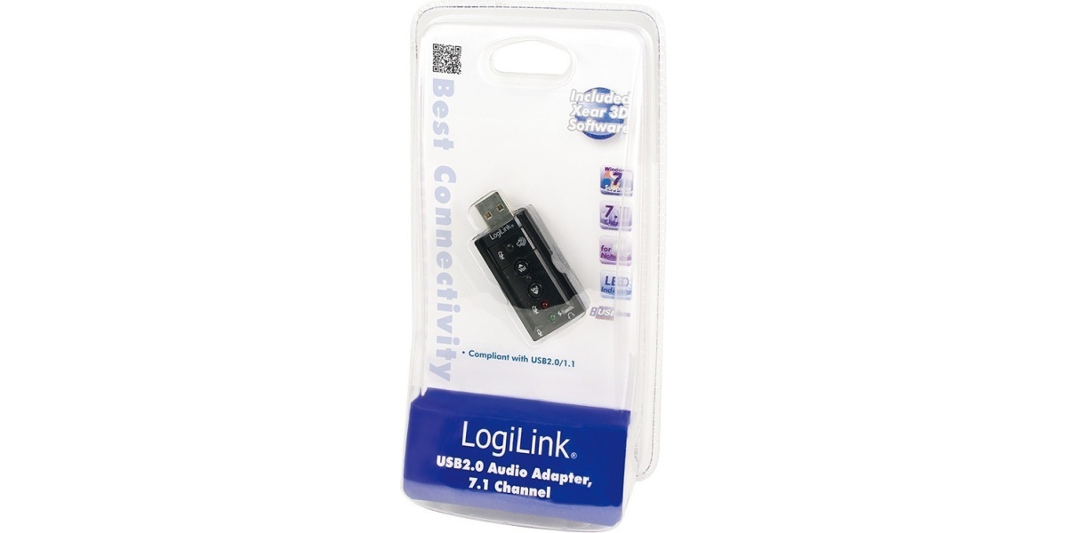 Placa de sunet Logilink UA0078, 7.1, interfata USB 2.0 401413