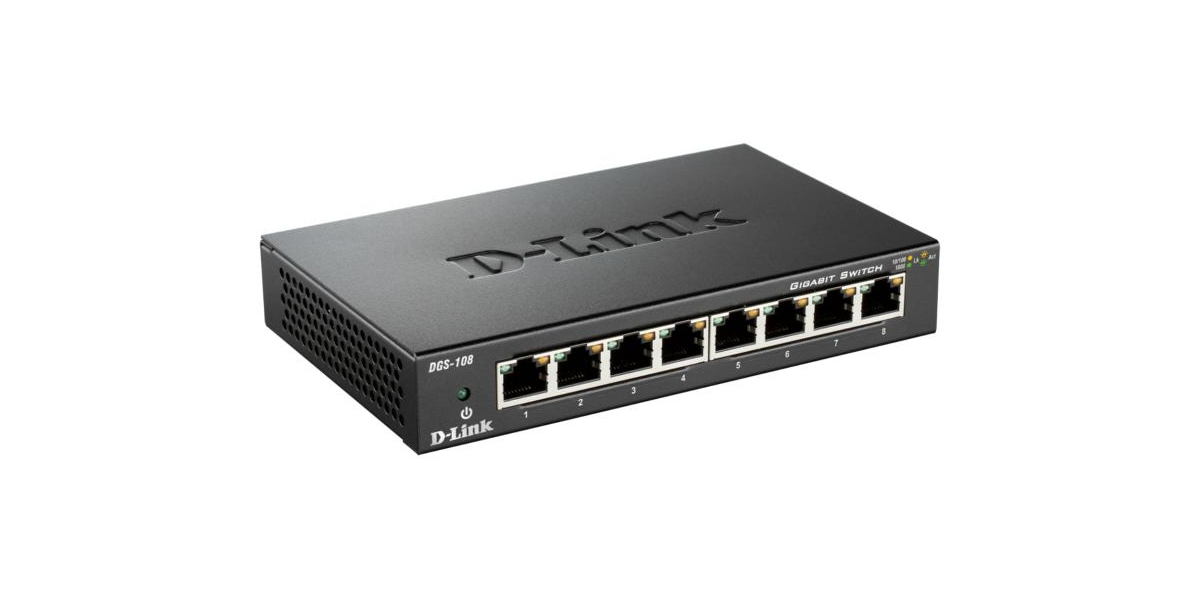 Switch D-Link DGS-108, 8 port, 10/100/1000 Mbps 402073