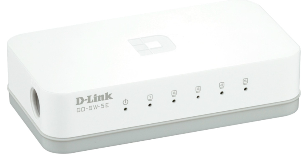 Switch D-Link GO-SW-5E - 5 porturi, viteza de transfer de pana la 1000 Mbps 