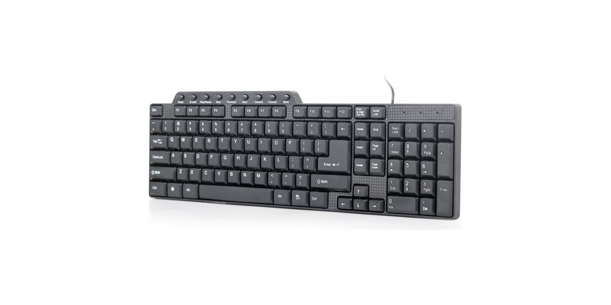 Tastatura Gembird KB-UM-104 USB, 111 taste, negru 