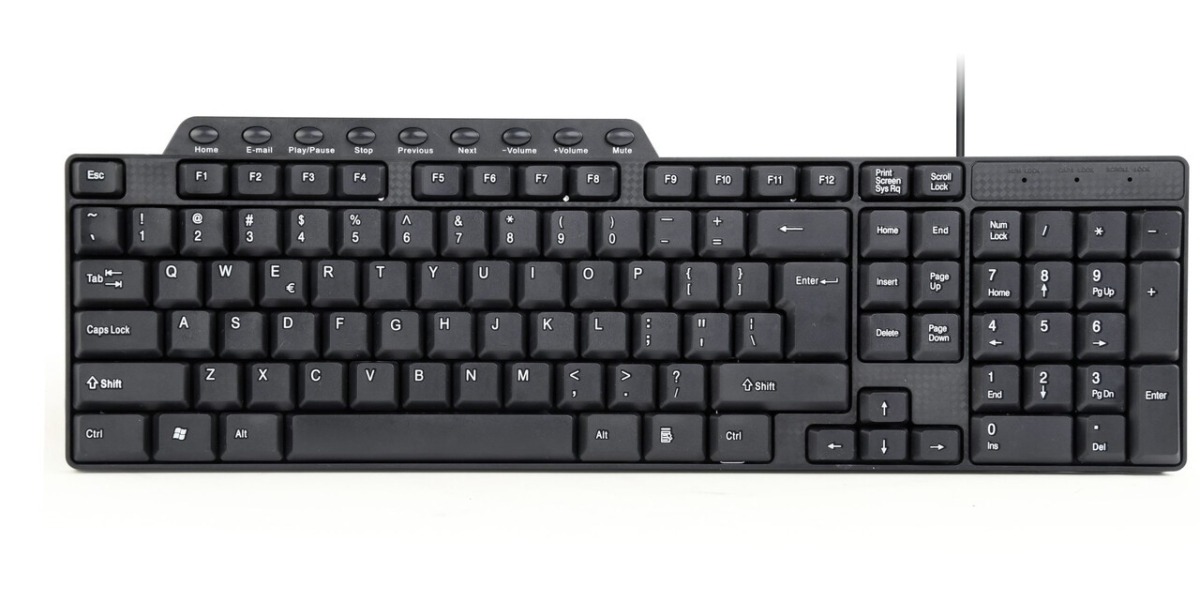 Tastatura Gembird KB-UM-104 USB, 111 taste, negru 402353