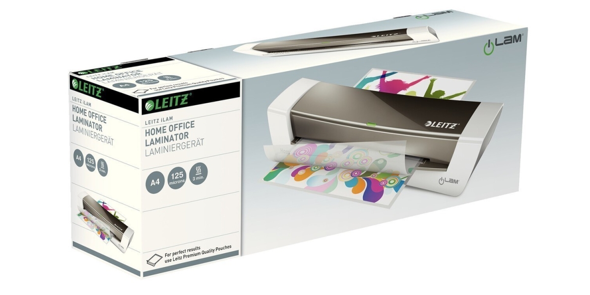 Laminator Leitz iLAM A4 Home Office, gri, 73680089 402743