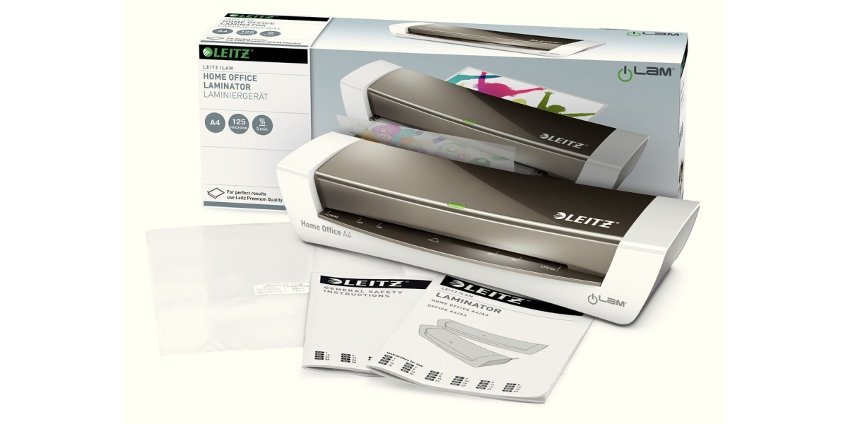 Laminator Leitz iLAM A4 Home Office, gri, 73680089 402744