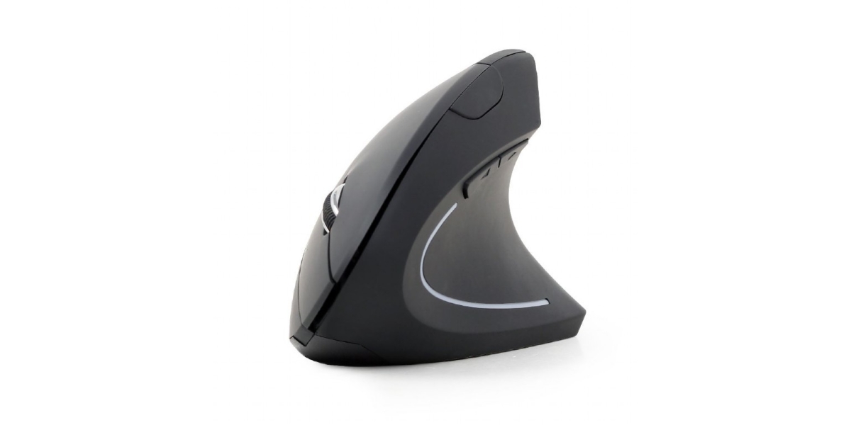 Mouse Gembird Wireless Ergonomic, MUSW-ERGO-01, pentru PC si NB, 2.4GHz,...