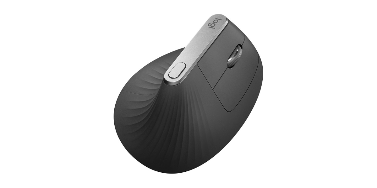 Mouse Logitech MX Vertical - Ergonomic, Wireless, Negru (910-005448) 404190