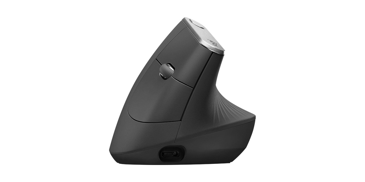 Mouse Logitech MX Vertical - Ergonomic, Wireless, Negru (910-005448) 404191