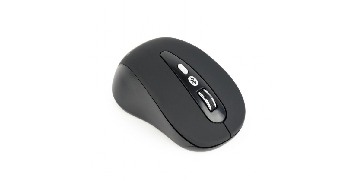 Mouse Wireless Gembird MUSWB-6B-01 Negru, 1600 DPI, Bluetooth, 6 Butoane,...