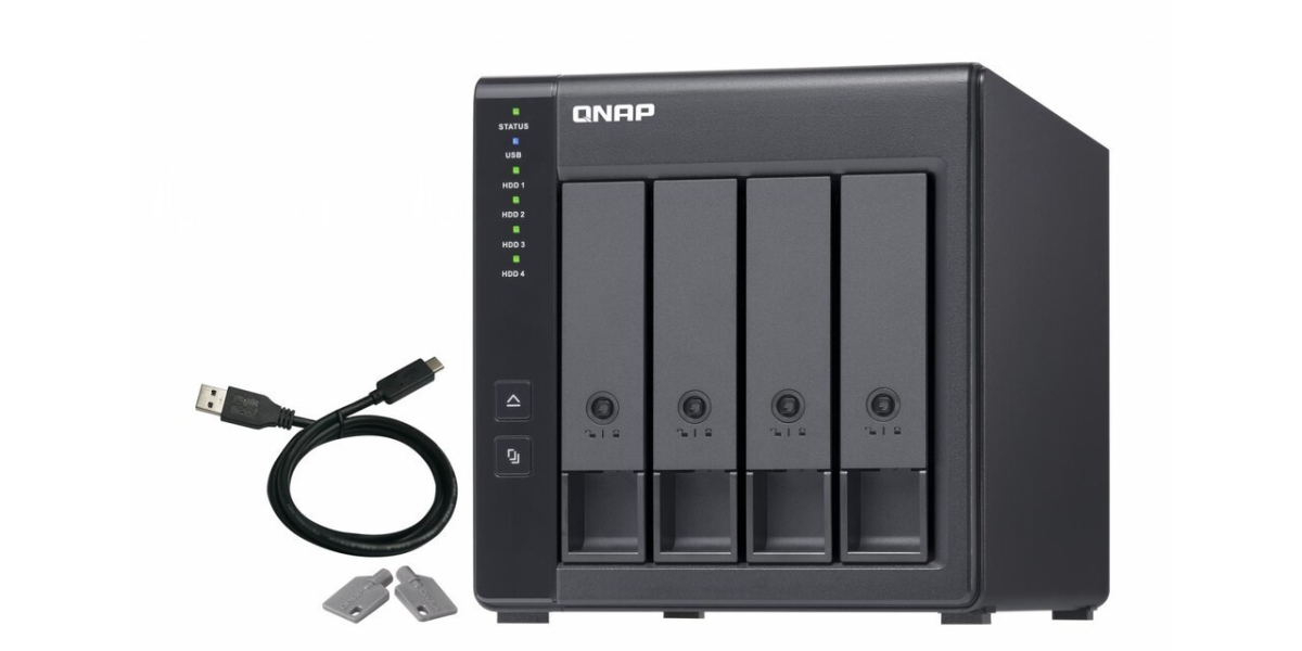 RAID USB Qnap TR-004 4-Bay, 3Gbps, 1 x USB 3.0 Type-c, Tower 535665