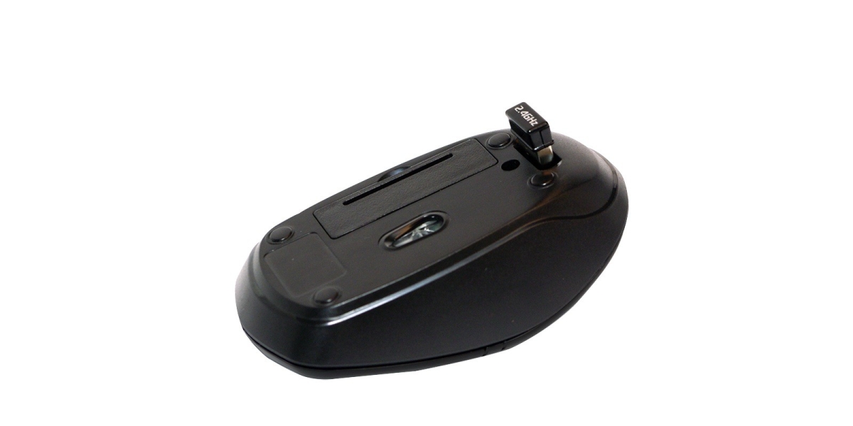 Mouse Logilink ID0114 wireless, optic, butoane/scroll 3/1, negru 536605