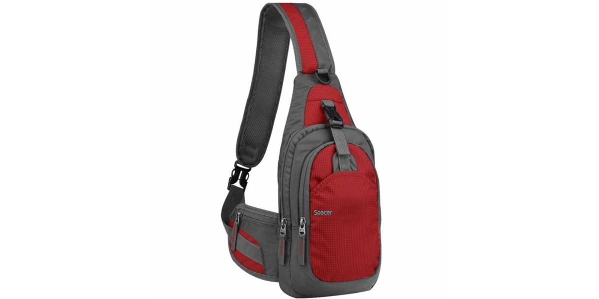 Rucsac Sling, Spacer, SPB-SLING-RED, nylon,1 bretea, 2 compartimente...