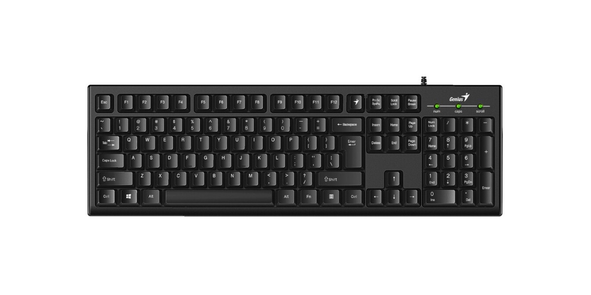 Tastatura Genius Smart KB-100 USB, 104 taste, negru (31300005400) 536489