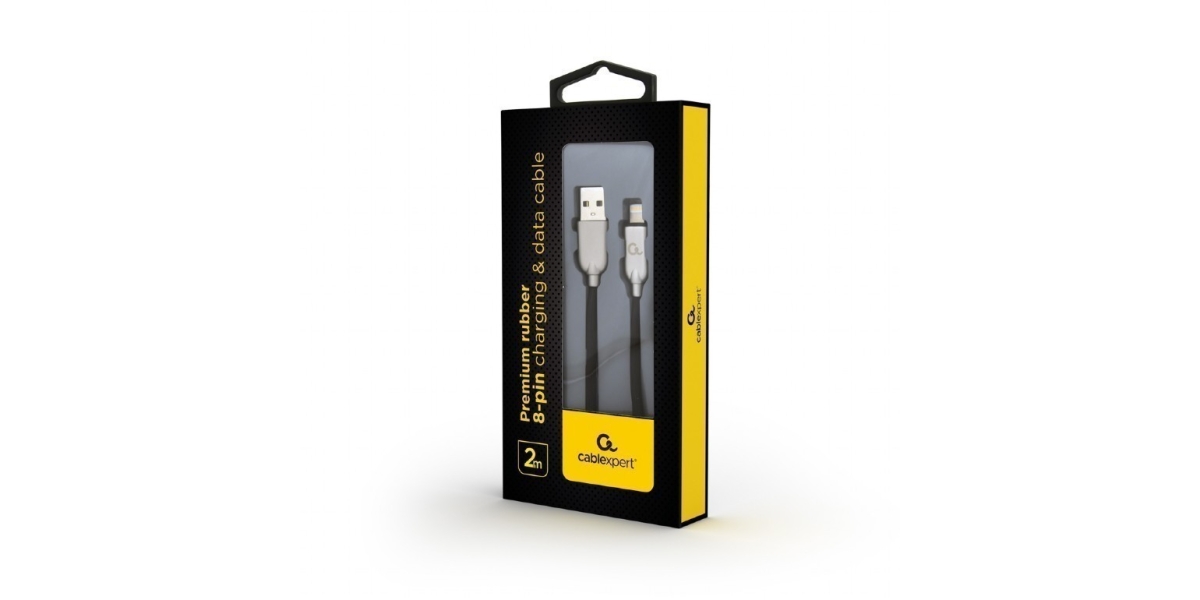 Cablu alimentare si date Gembird CC-USB2R-AMLM-2M, USB 2.0 (T) la Lightning...