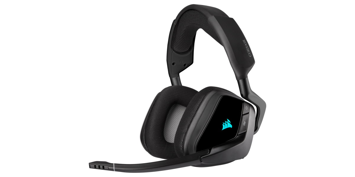 Casti Gaming Corsair Void RGB Elite Wireless, Negru Carbon (CA-9011201-EU) 