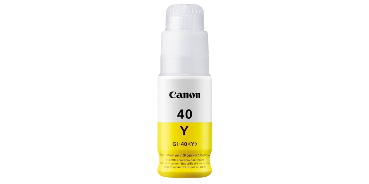 Cartus cerneala Canon GI-40Y galben pentru Canon Pixma G5040, G6040 