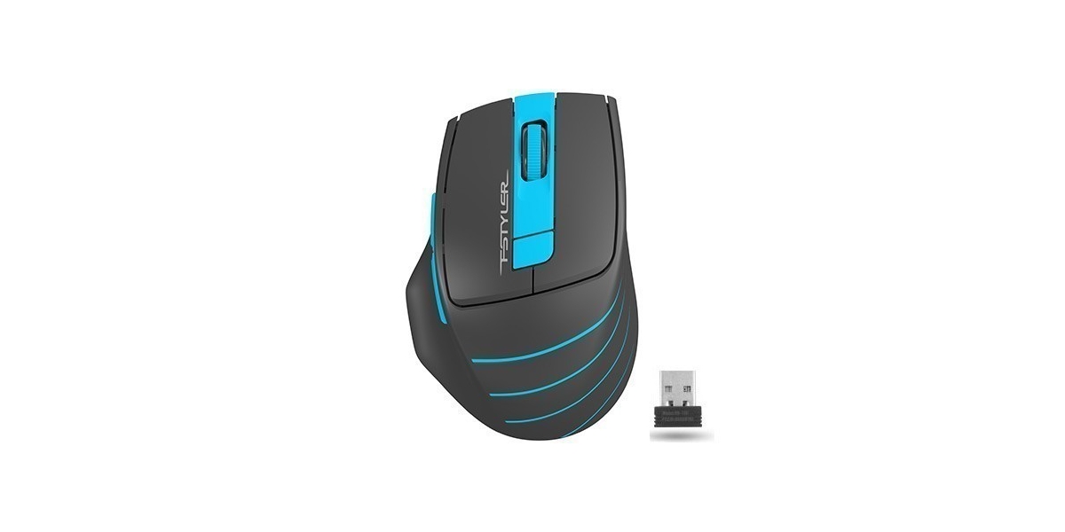 Mouse Gaming Wireless A4tech FG30 Blue, negru / albastru 