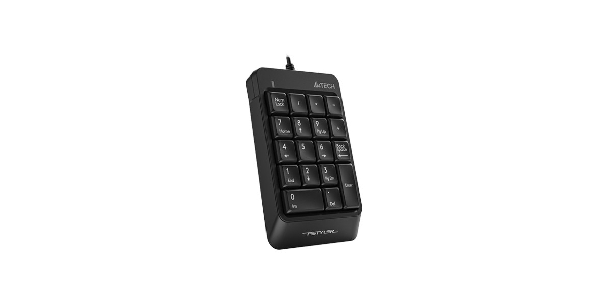 Tastatura numerica A4TECH Fstyler FK-13P-BK, neagra 540573