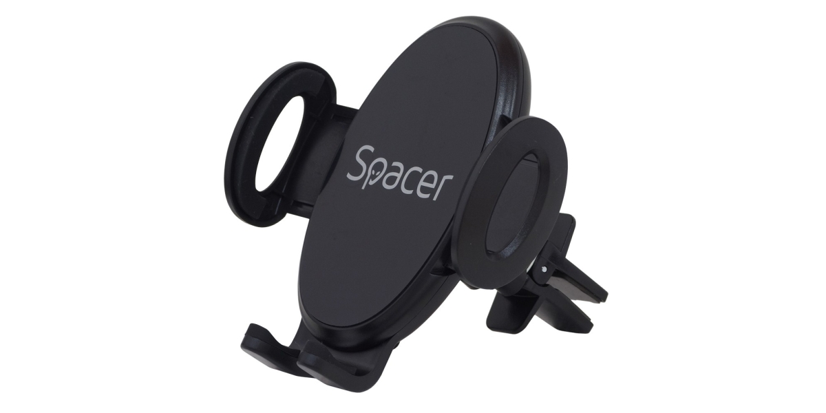 Suport auto Spacer SPCH-GRV-CLIPS, pentru SmartPhone, negru 