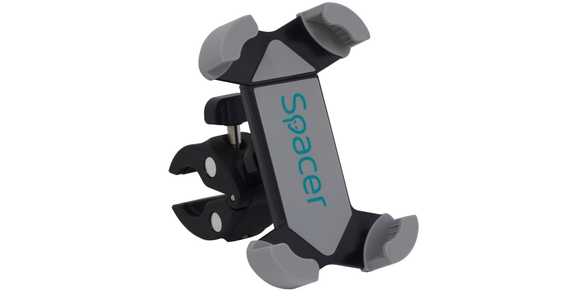 Suport Bicicleta Spacer SPBH-MP-01, pentru SmartPhone, Negru 