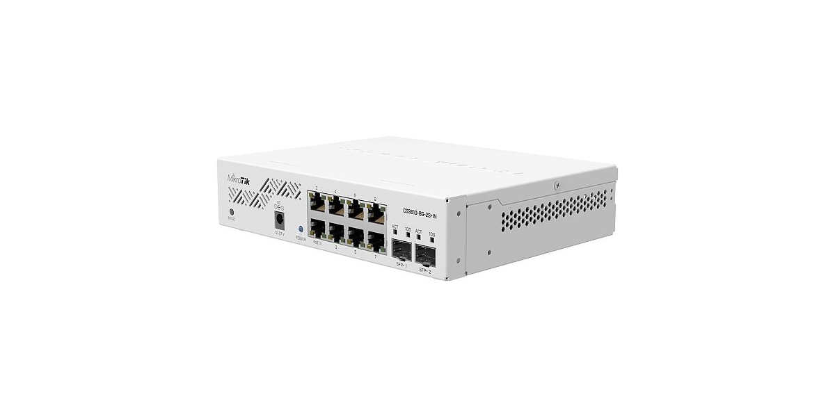 Switch Mikrotik CSS610-8G-2S+IN, Gigabit x 8, SFP+ x 2, managed 