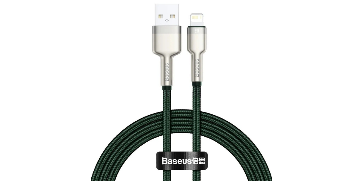 Cablu Alimentare si Date Baseus CALJK-B06 Cafule Metal, 2m, Verde 