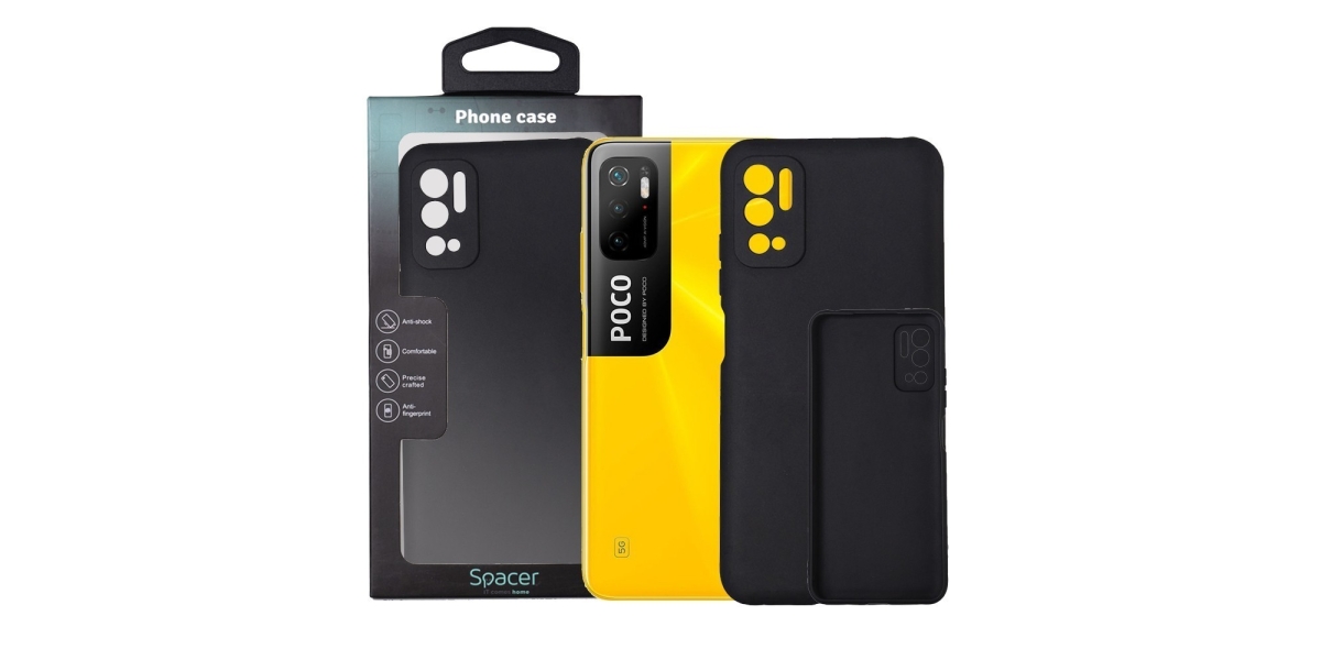 Husa Smartphone Spacer SPPC-XI-PC-M3P5G-TPU, pentru Xiaomi Pocophone M3 Pro...