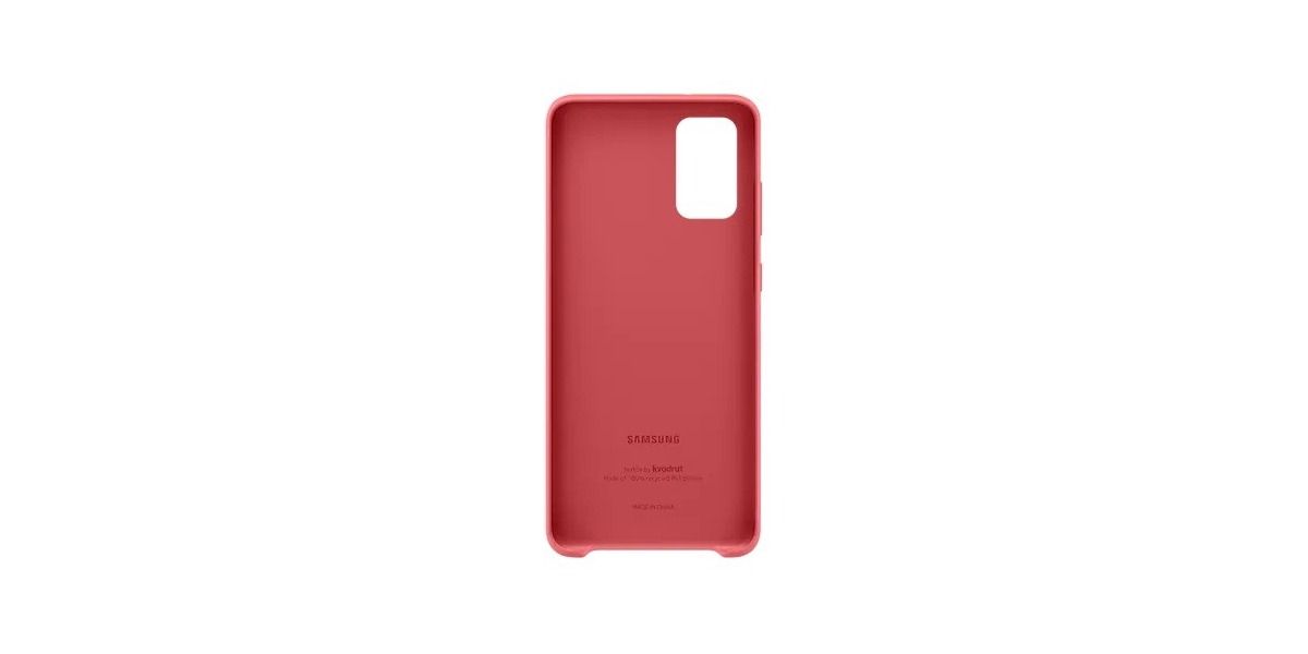 Husa Smartphone Samsung Galaxy S20+, plastic, kvadrat Cover, rosu 546579