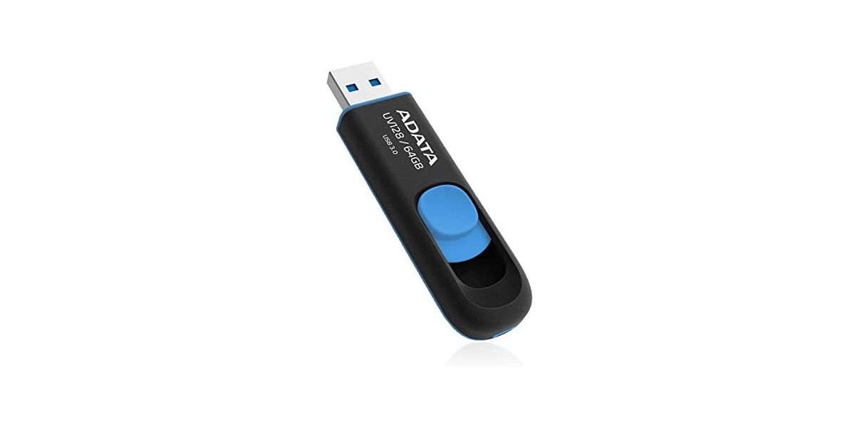 Memorie USB Flash Drive Adata 64GB USB 3.2, negru (AUV128-64G-RBE) 545866