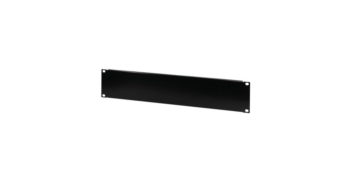 Panou blank Logilink PN102B, 2U pt rack 19 inch, negru 