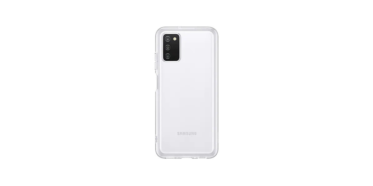 Husa Smartphone Samsung Galaxy A03s EF-QA038TTEGEU, TPU, transparent 