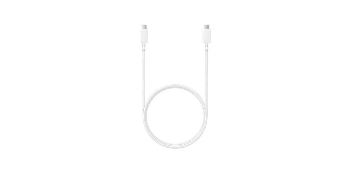 Cablu alimentare Samsung EP-DN975BWEGWW, USB Type-C (T) la USB Type-C (T), alb 