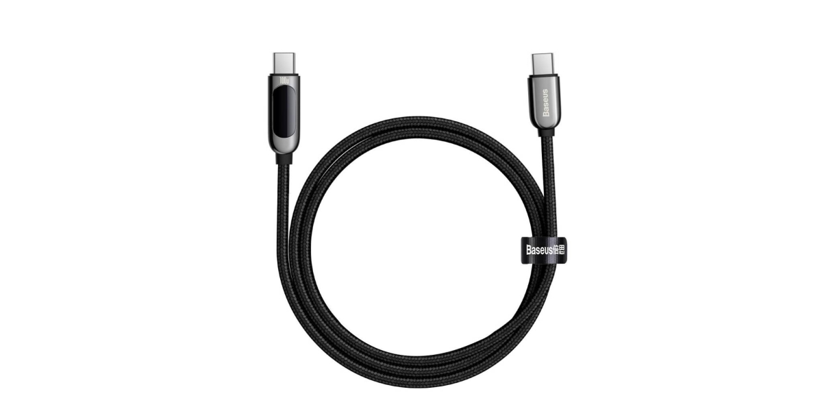 CABLU alimentare si date Baseus CATSK-B01 Display, Fast Charging Data Cable...