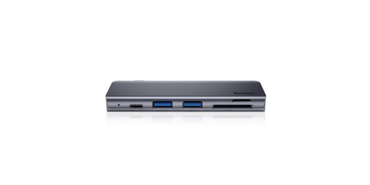 DOCKING Station Baseus CAHUB-K0G, conectare PC USB Type-C, LED, gri 548229