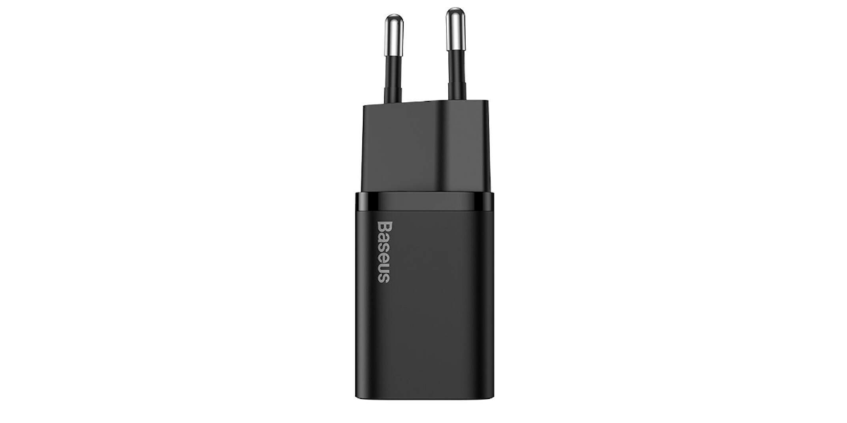 Incarcator retea Baseus Super Si, Quick Charge 25W, USB Type-C 5V/3A, negru...