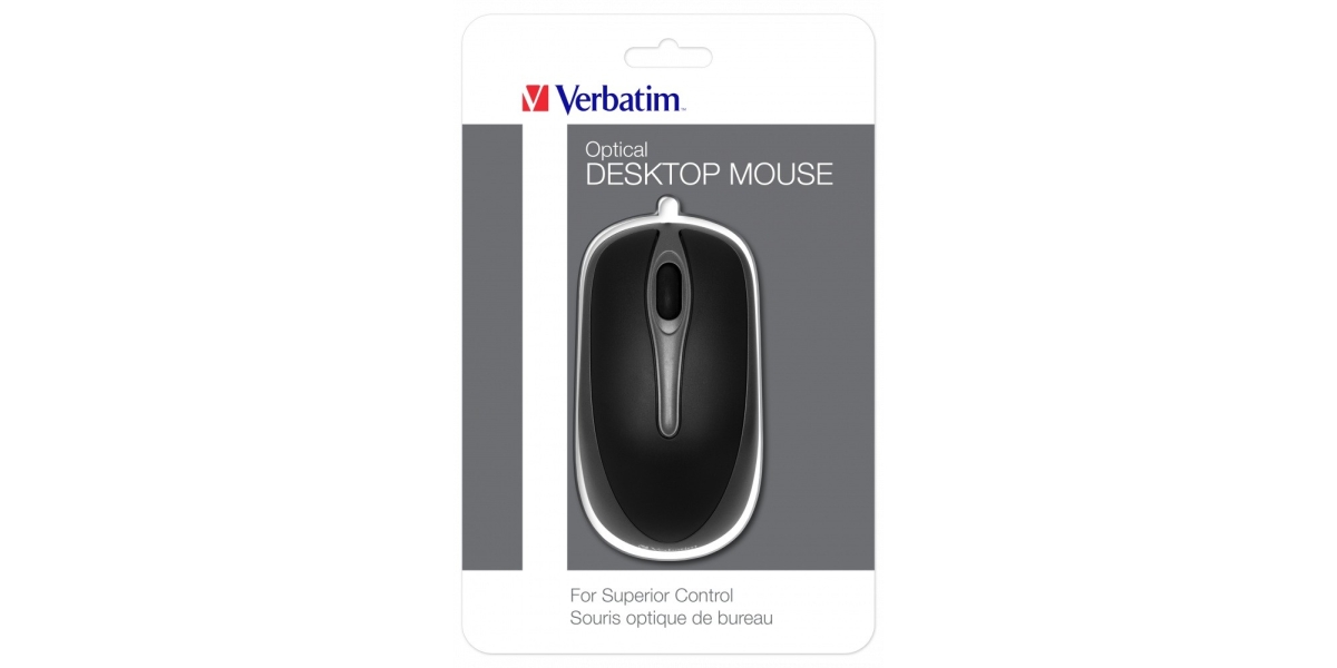 Mouse Verbatim Optical Desktop 49019, negru 549138